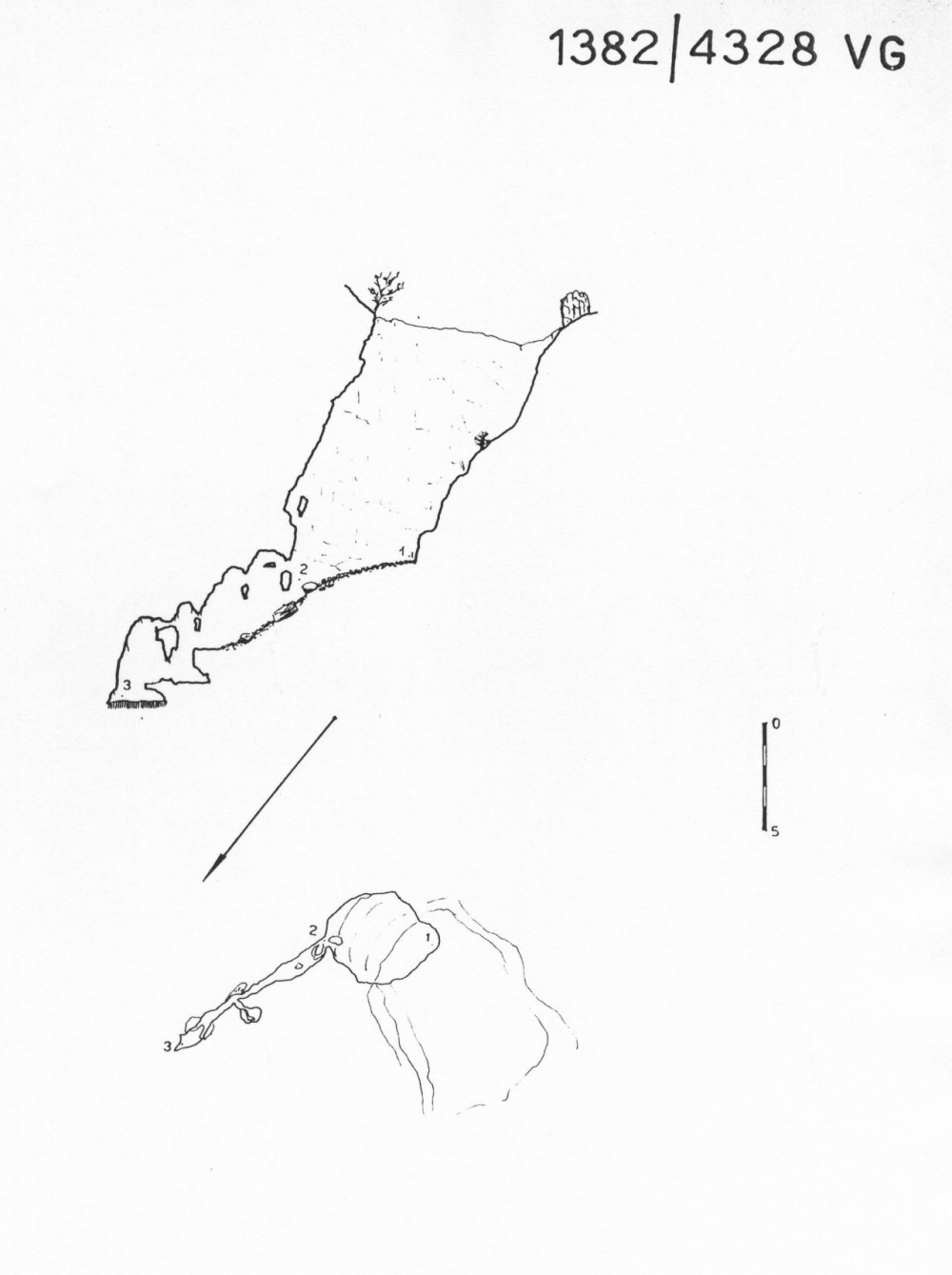 Baratro a NW di Baita