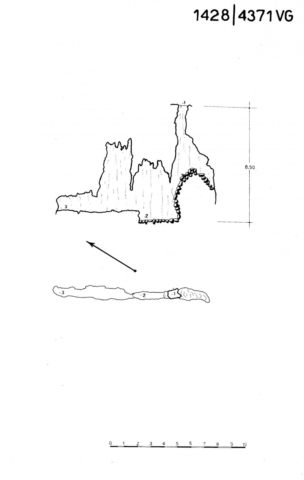 Pozzetto in zona Monte Gaia