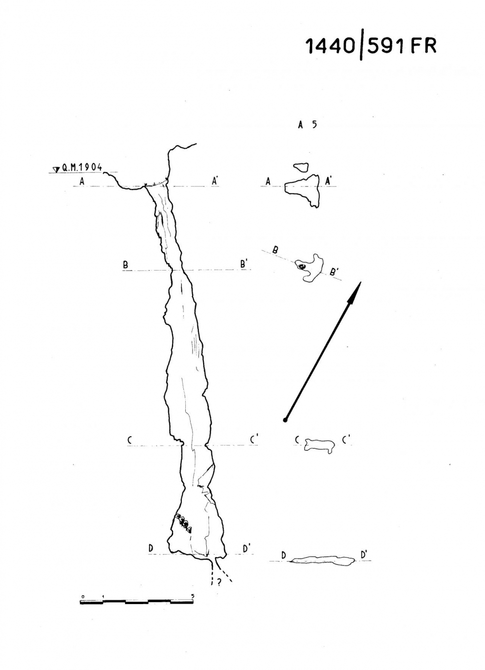 Pozzo 3° a N del Pic di Carnizza
