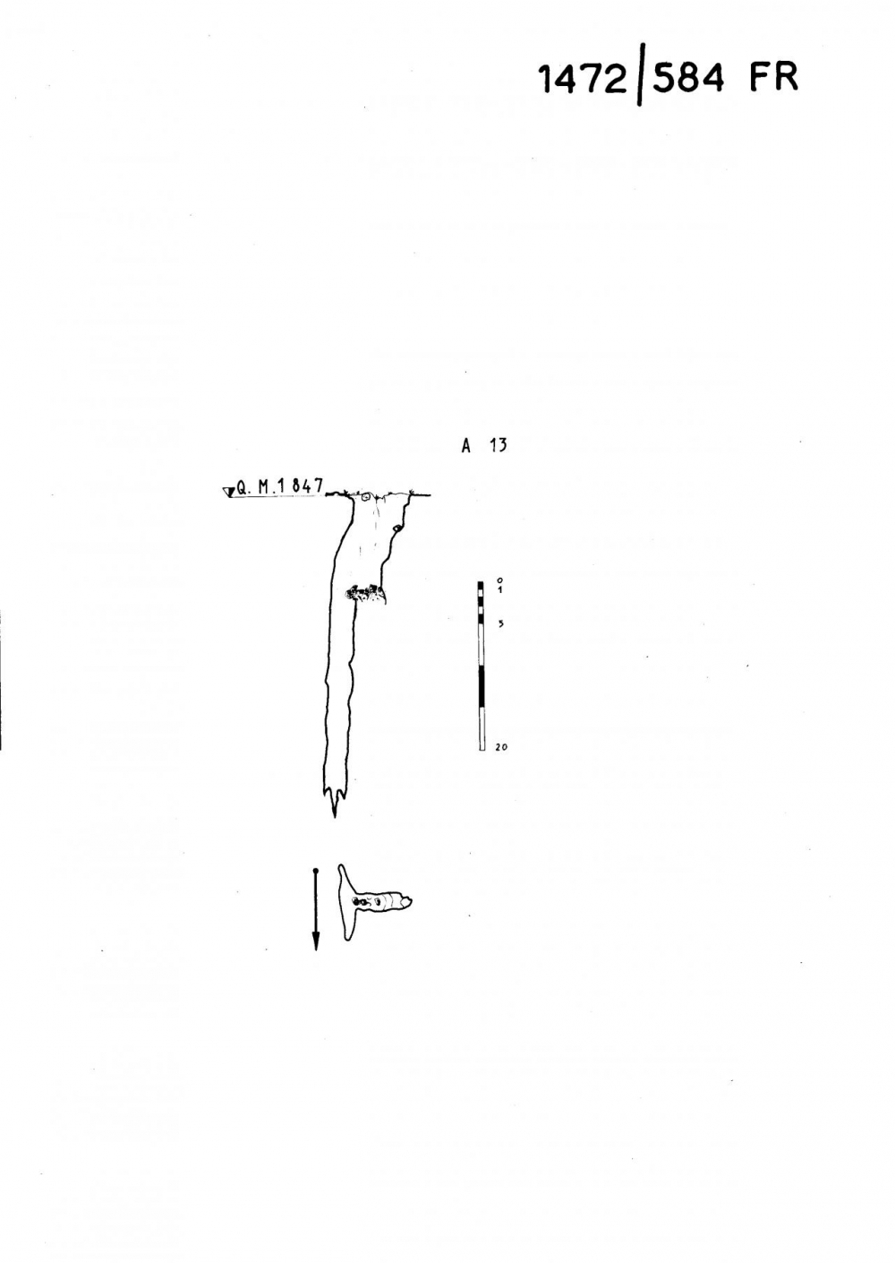Pozzo 3° a NNE del Col delle Erbe