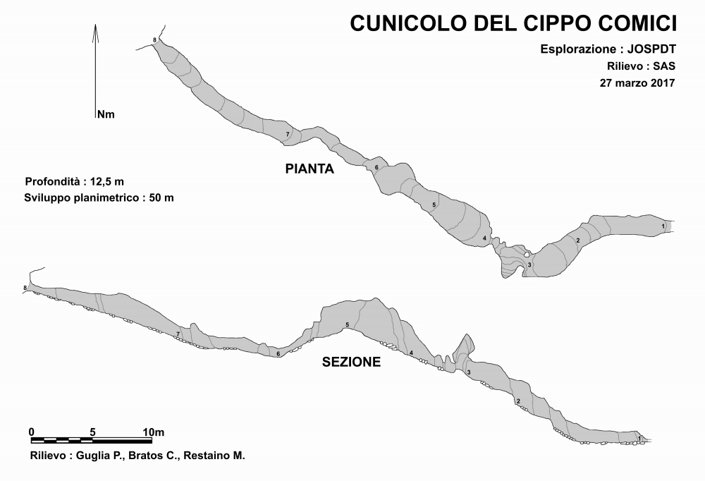 Cunicolo presso il Cippo Comici