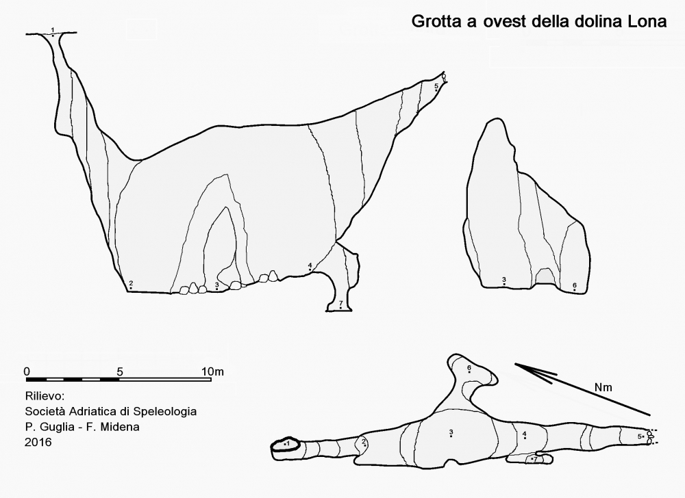 Grotta a ovest della dolina Lona