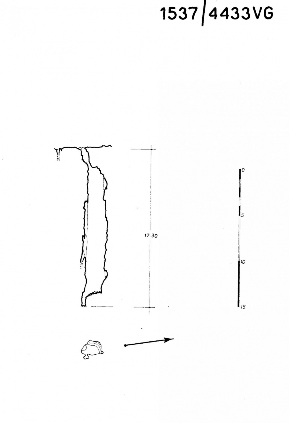 Pozzo presso Gabrovizza