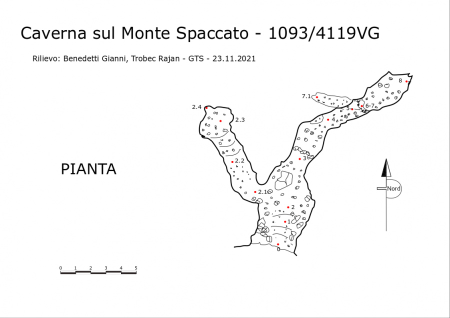 Caverna sul Monte Spaccato