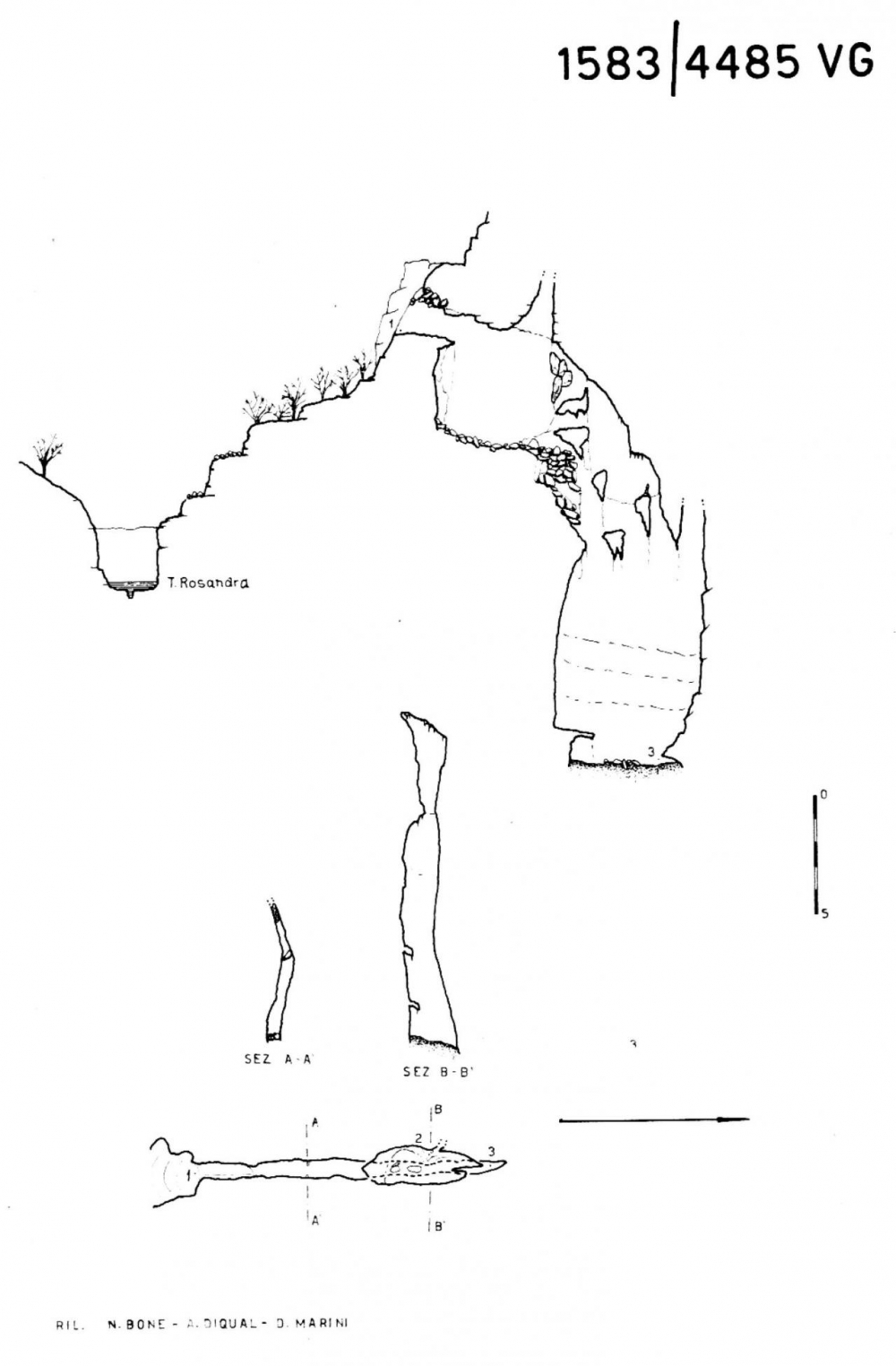 Pozzo sulla destra del Rosandra