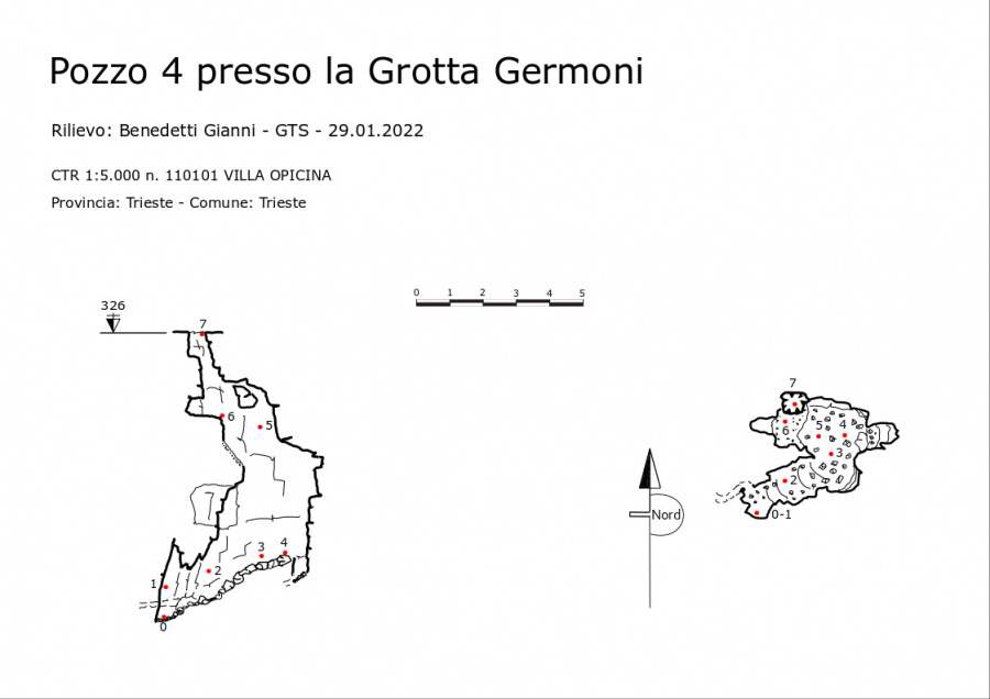 Pozzo 4 presso la Grotta Germoni