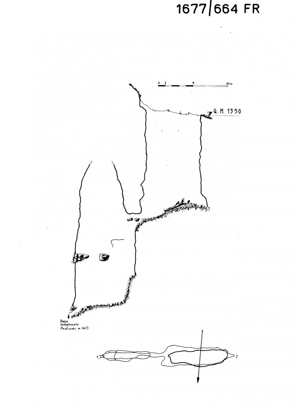 Pozzo 1º sotto la Vetta del Monte Taiet