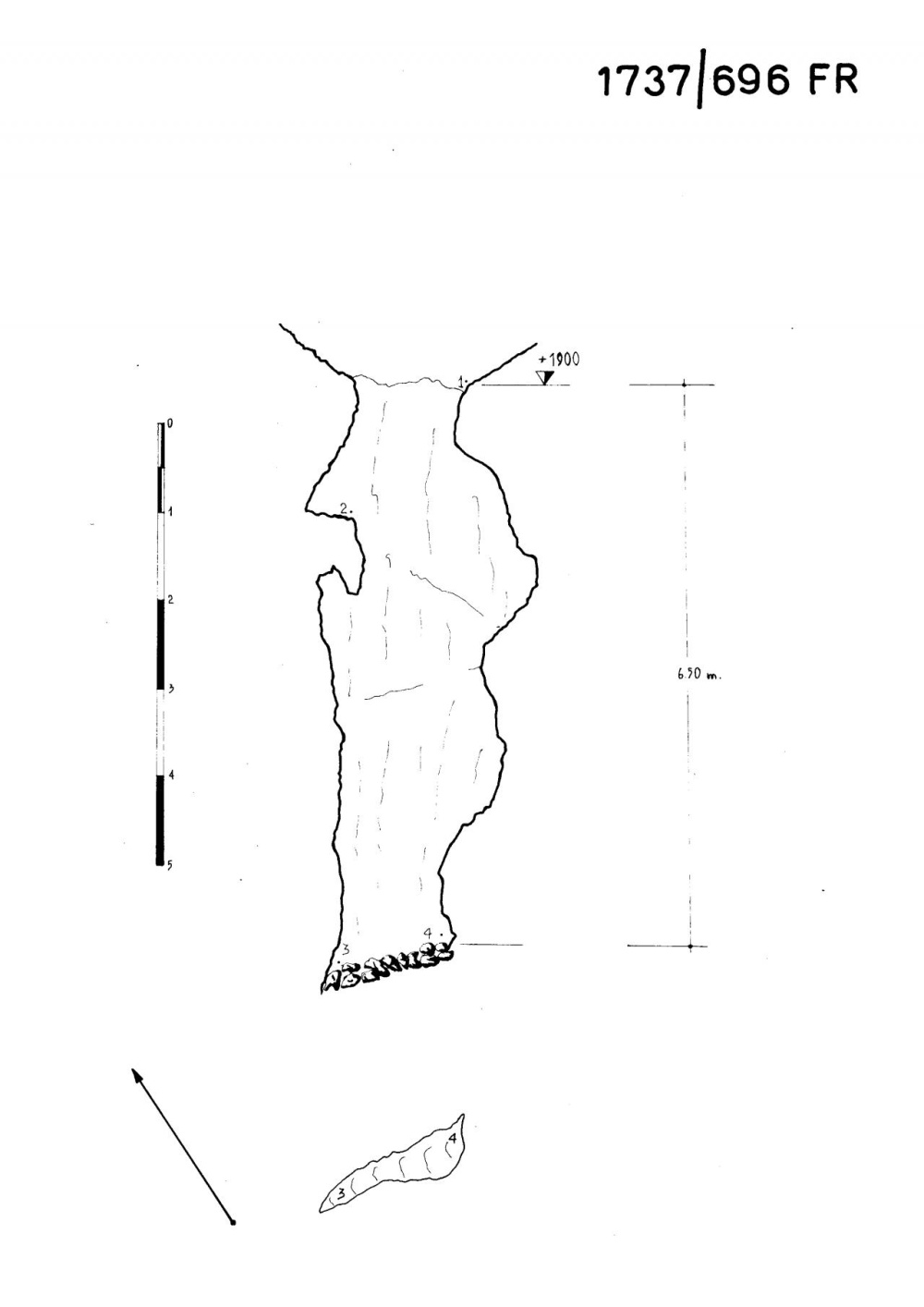 Pozzo 2° a N dell'Abisso Boegan