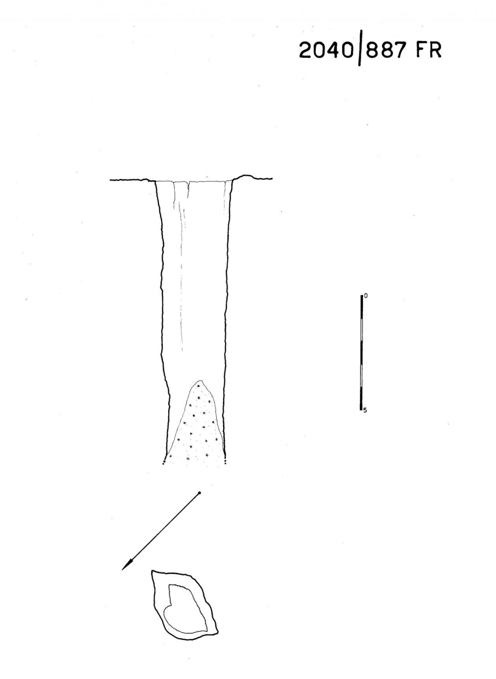 Pozzo 28° a N del Pic di Carnizza