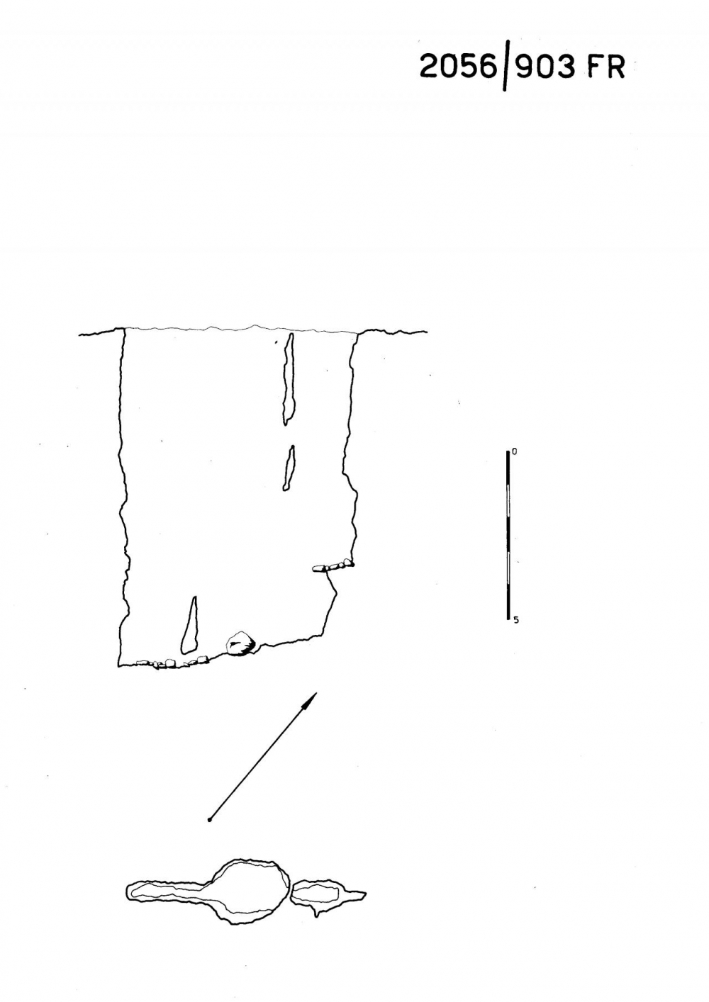 Pozzo 44° a N del Pic di Carnizza