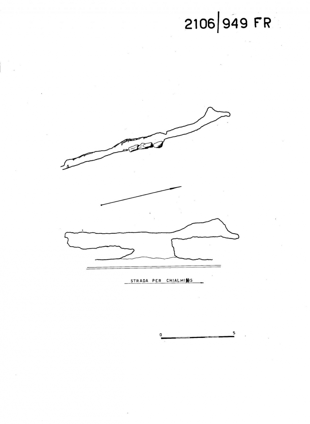 Grotticella sulla strada per Chialminis