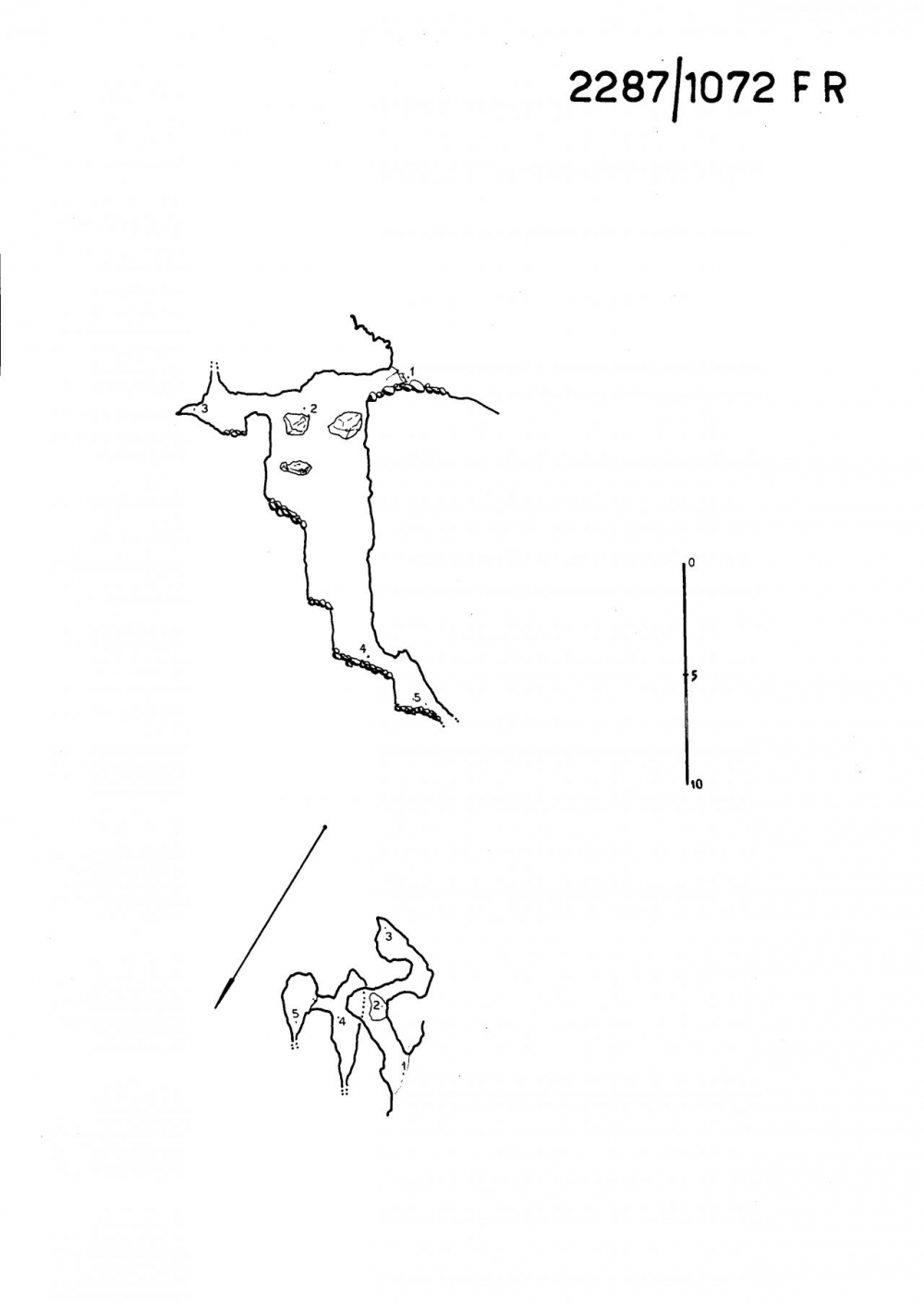 Grotta 2° sotto la parete W del Bila Pec