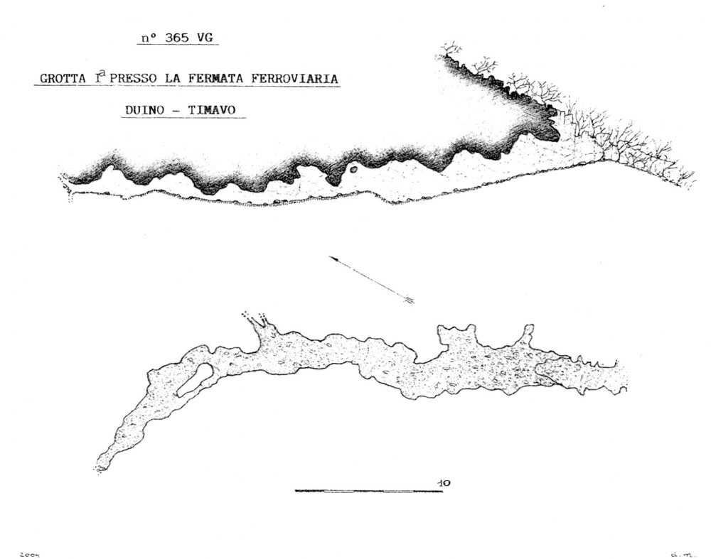 Grotta 1 presso la Fermata ferroviaria Duino-Timavo