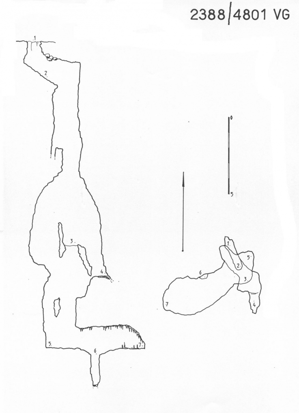 Grotta sulle pendici del Monte Orsario