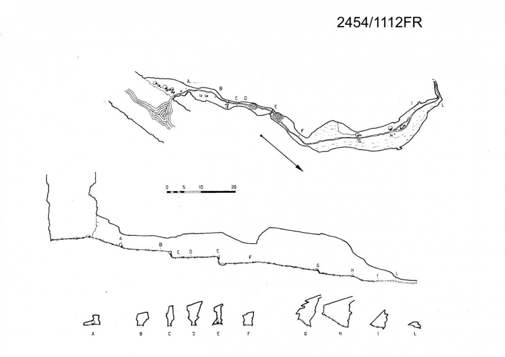 Inghiottitoio nella Forra del Torrente Cosa