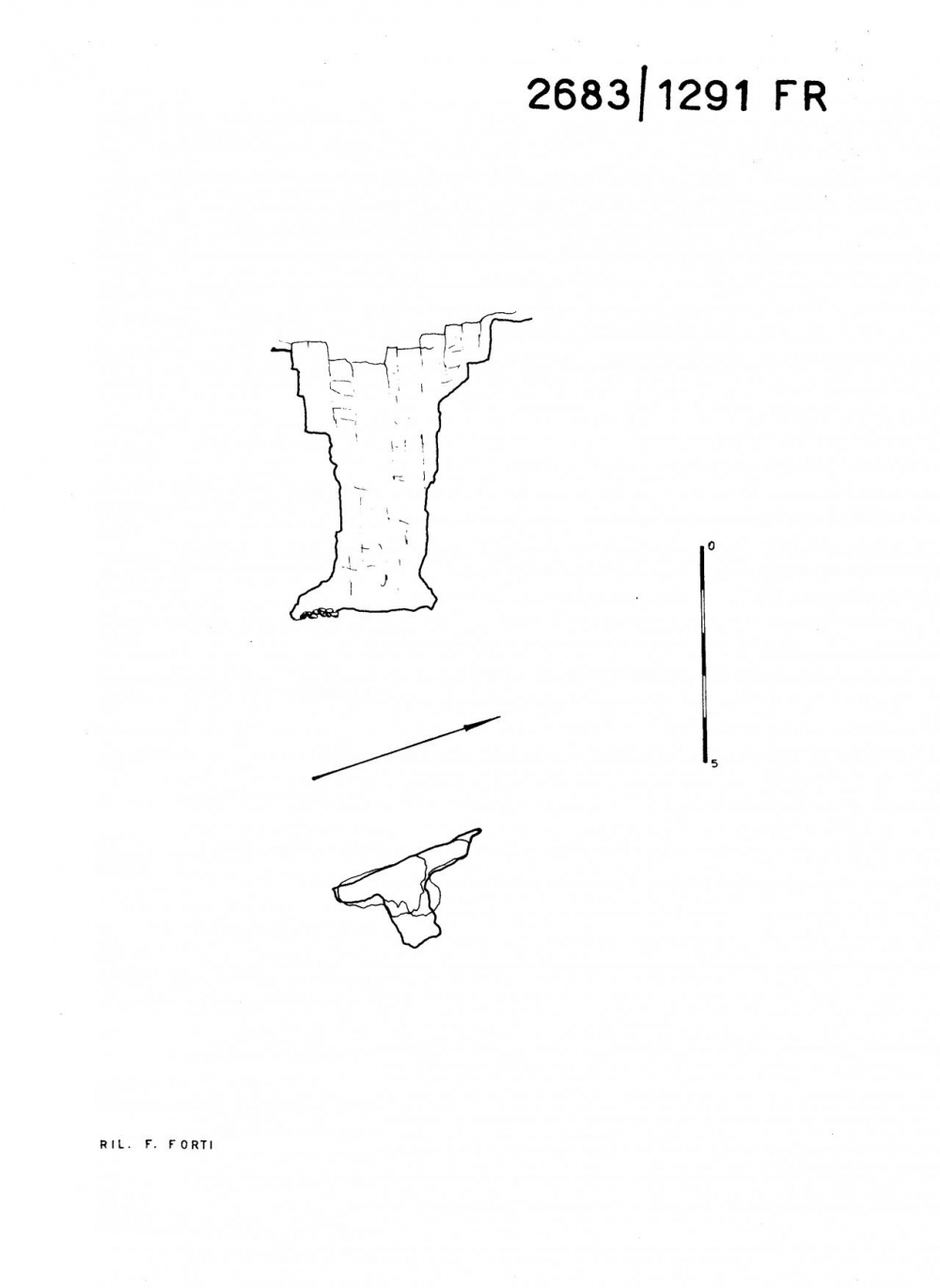 Pozzetto presso il Bivacco Speleologico