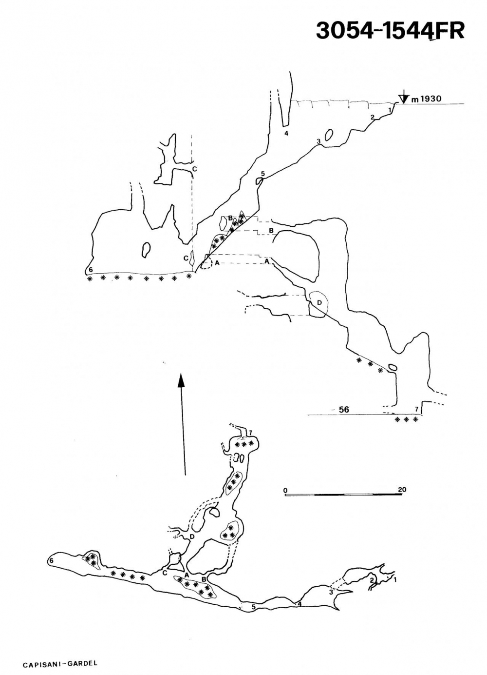 Pozzo 45° sul Monte Robon