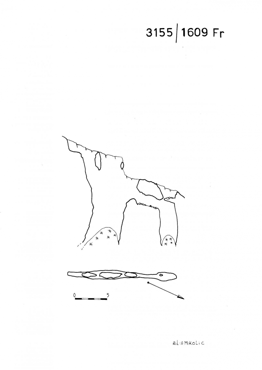 Spaccatura a W del Monte Spric