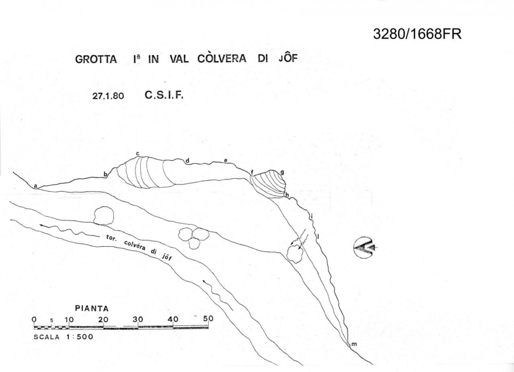 Grotta 1° in Val Colvera di Jof