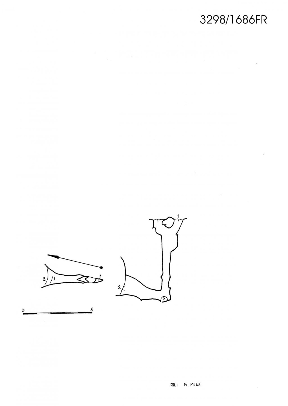 Pozzo 3° a S della quota 2036