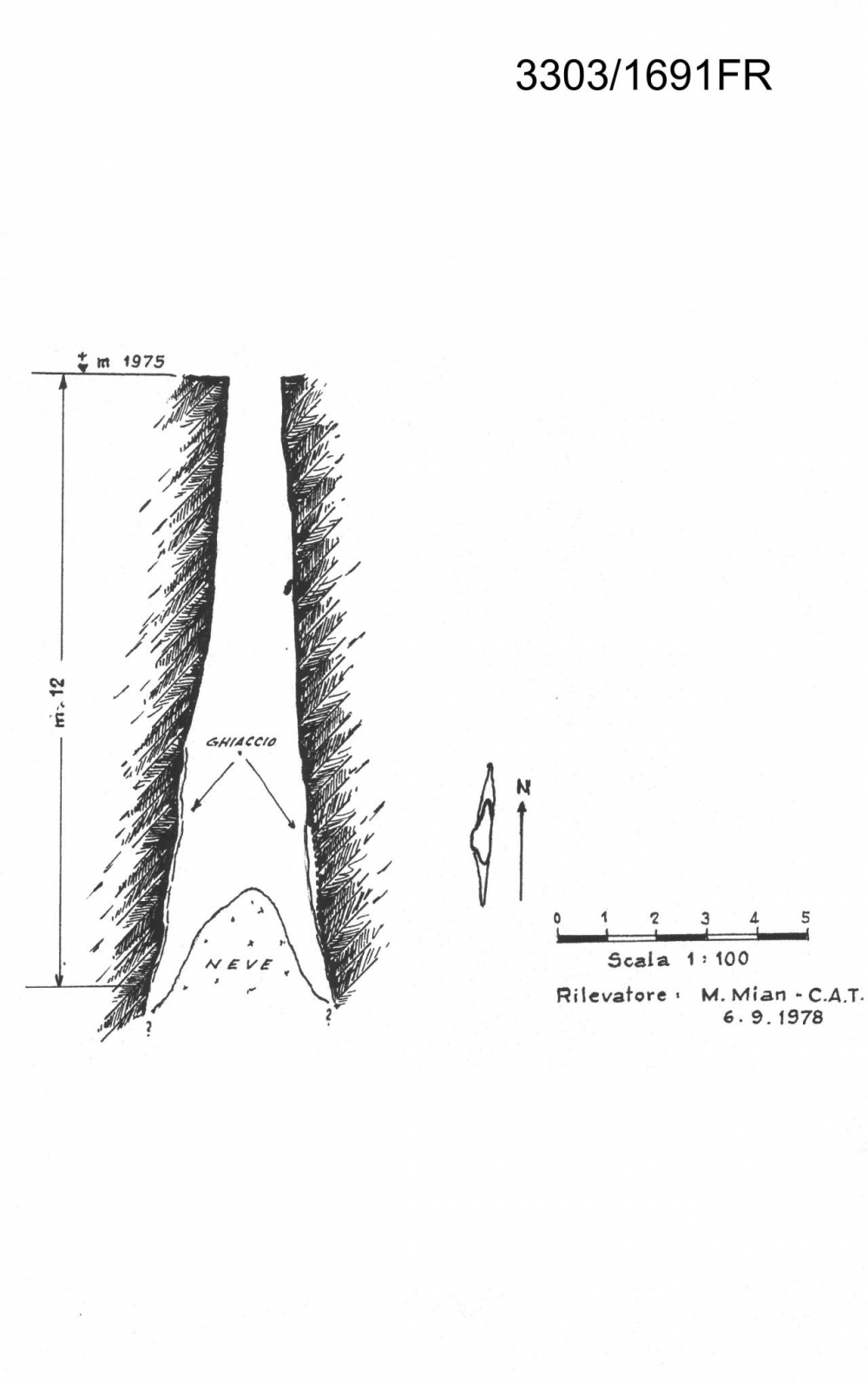 Pozzo 14° a S del Col Sclaf