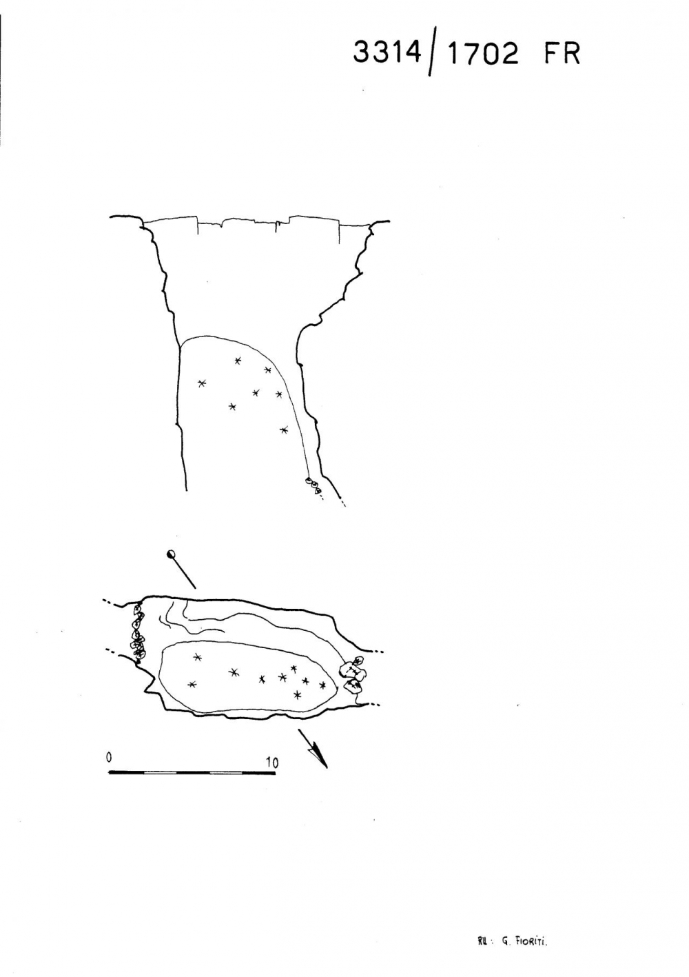 Pozzo 10° a N del Pic di Grubia