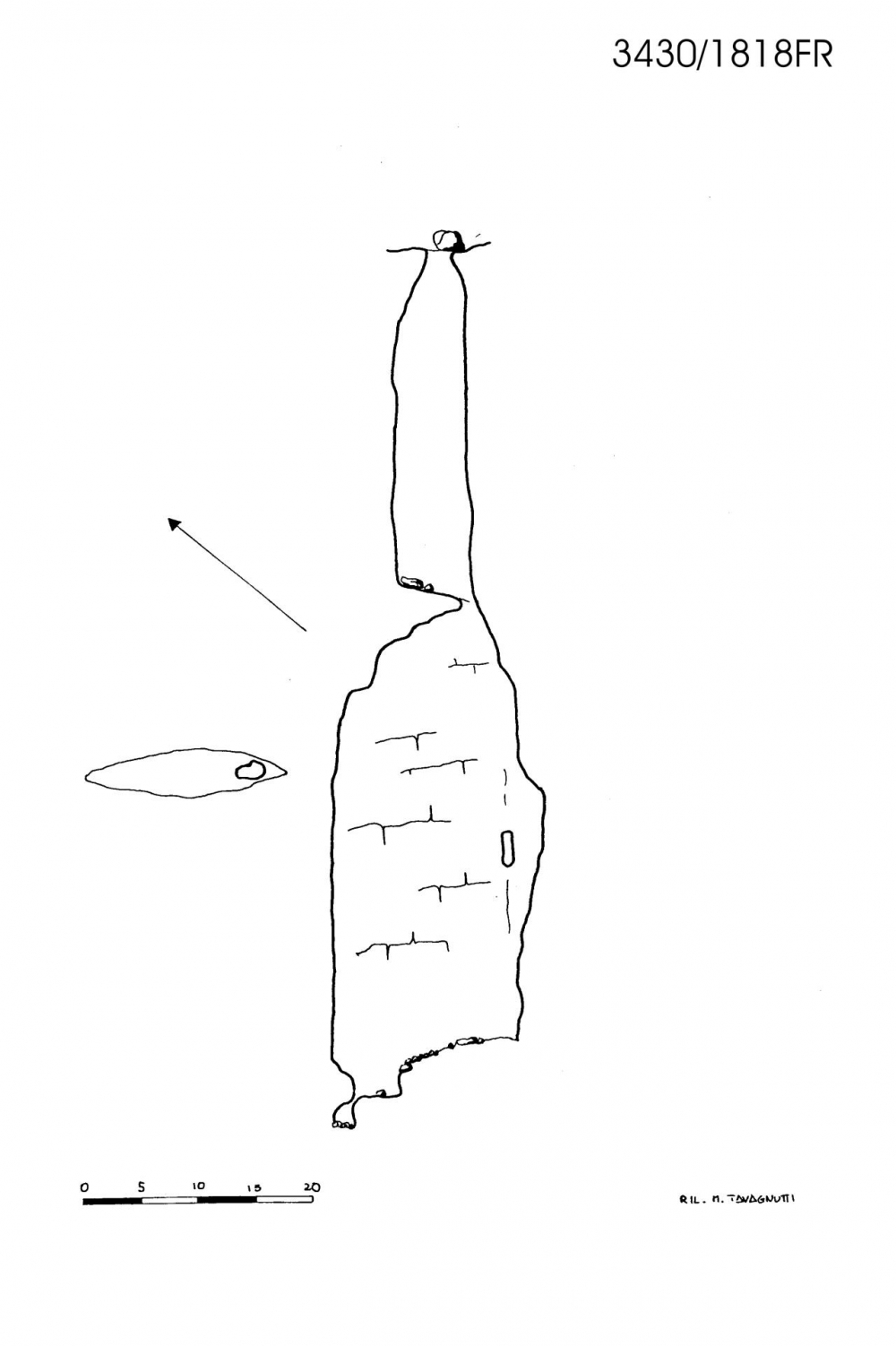 Pozzo 1° a N di quota 2009