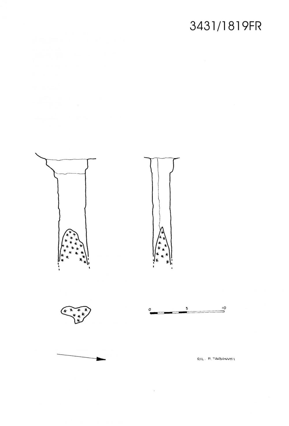 Pozzo 2° a N di quota 2009