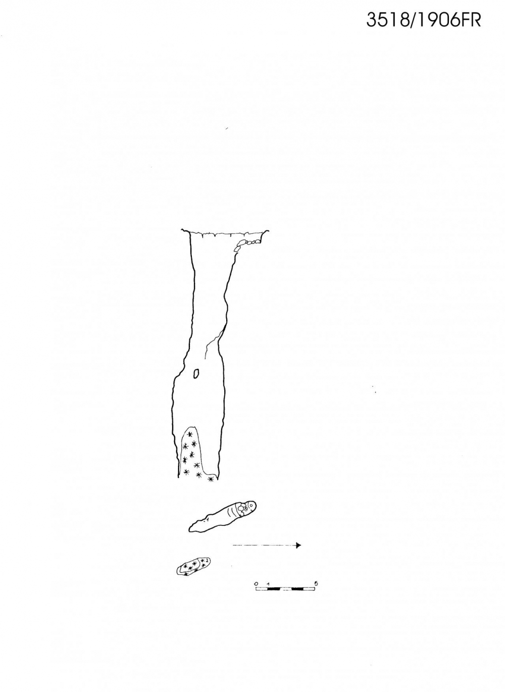Pozzo 2° a N della quota 1960