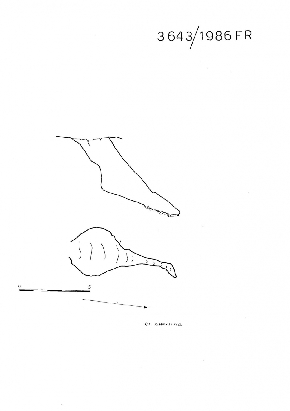 Cavernetta ad E della quota 2036
