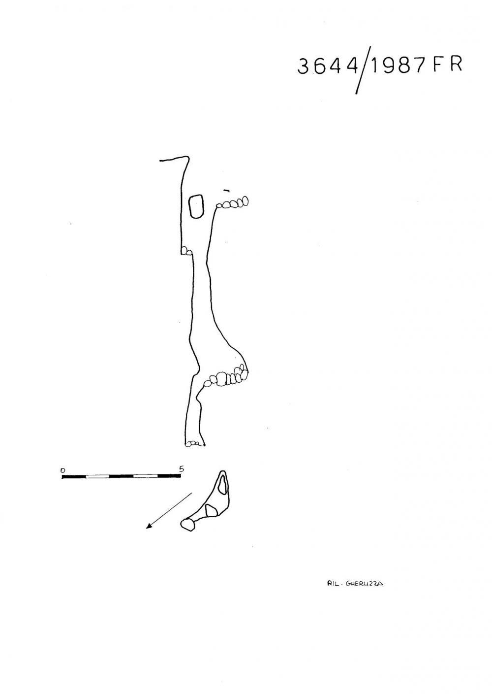 Pozzo 1° ad E della quota 2036
