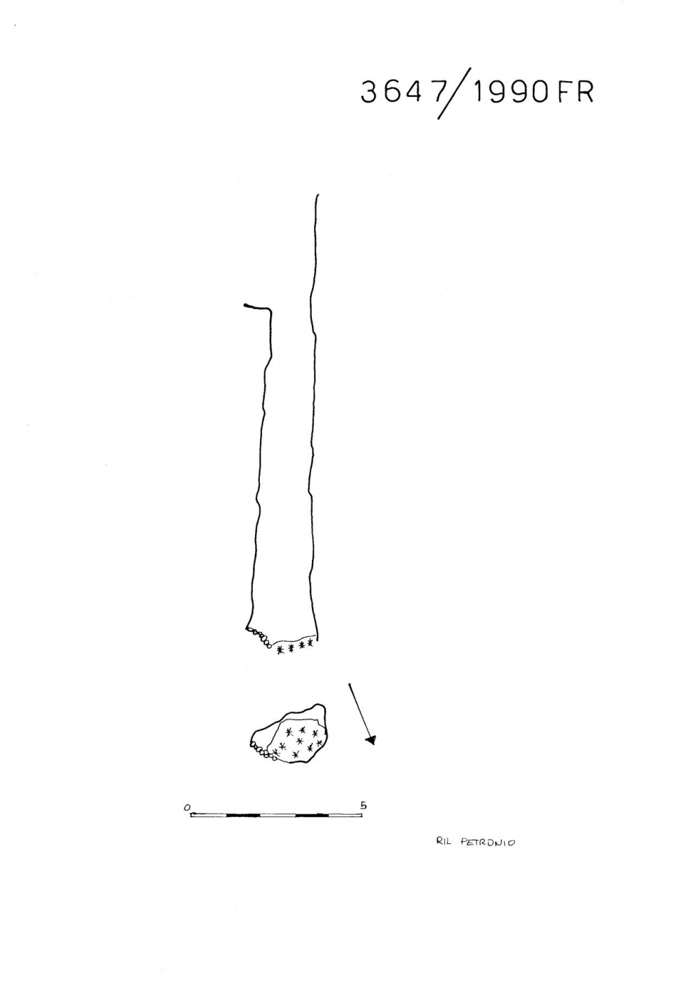 Pozzo 1° a SE della quota 2036