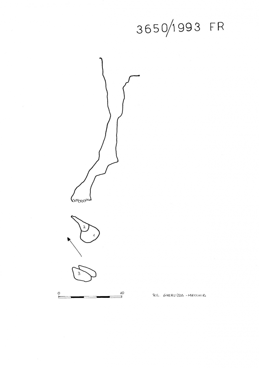 Pozzo 1° a W della quota 2036