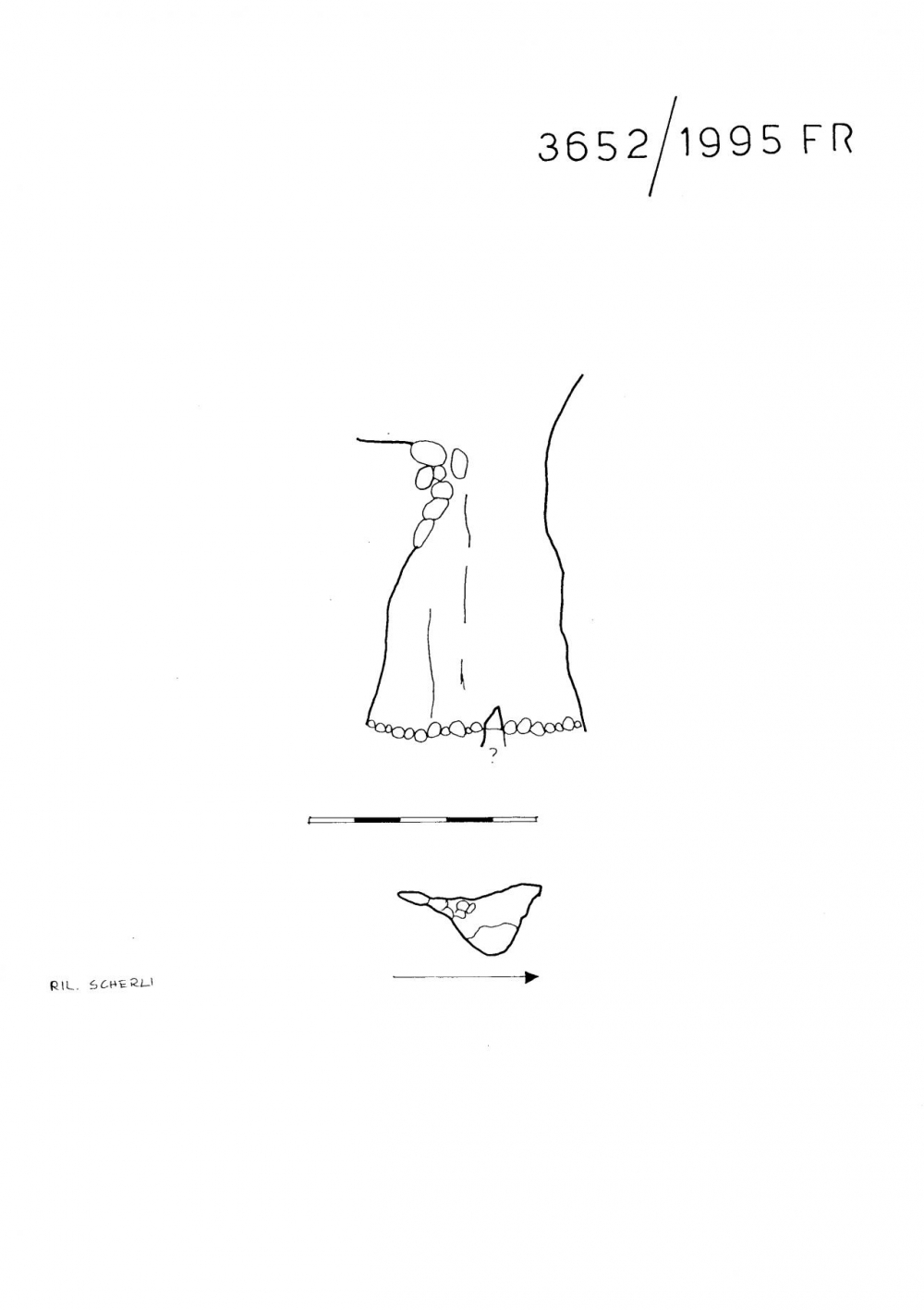 Pozzo 2° presso la quota 2036