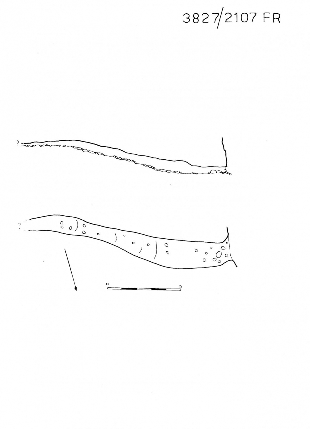 Cunicolo sotto la parete W di Cima Mogenza Grande