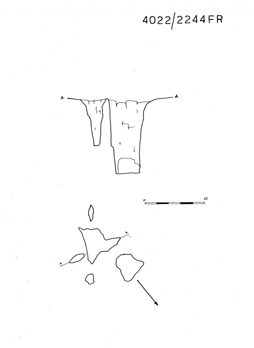 Pozzetto presso quota 2009