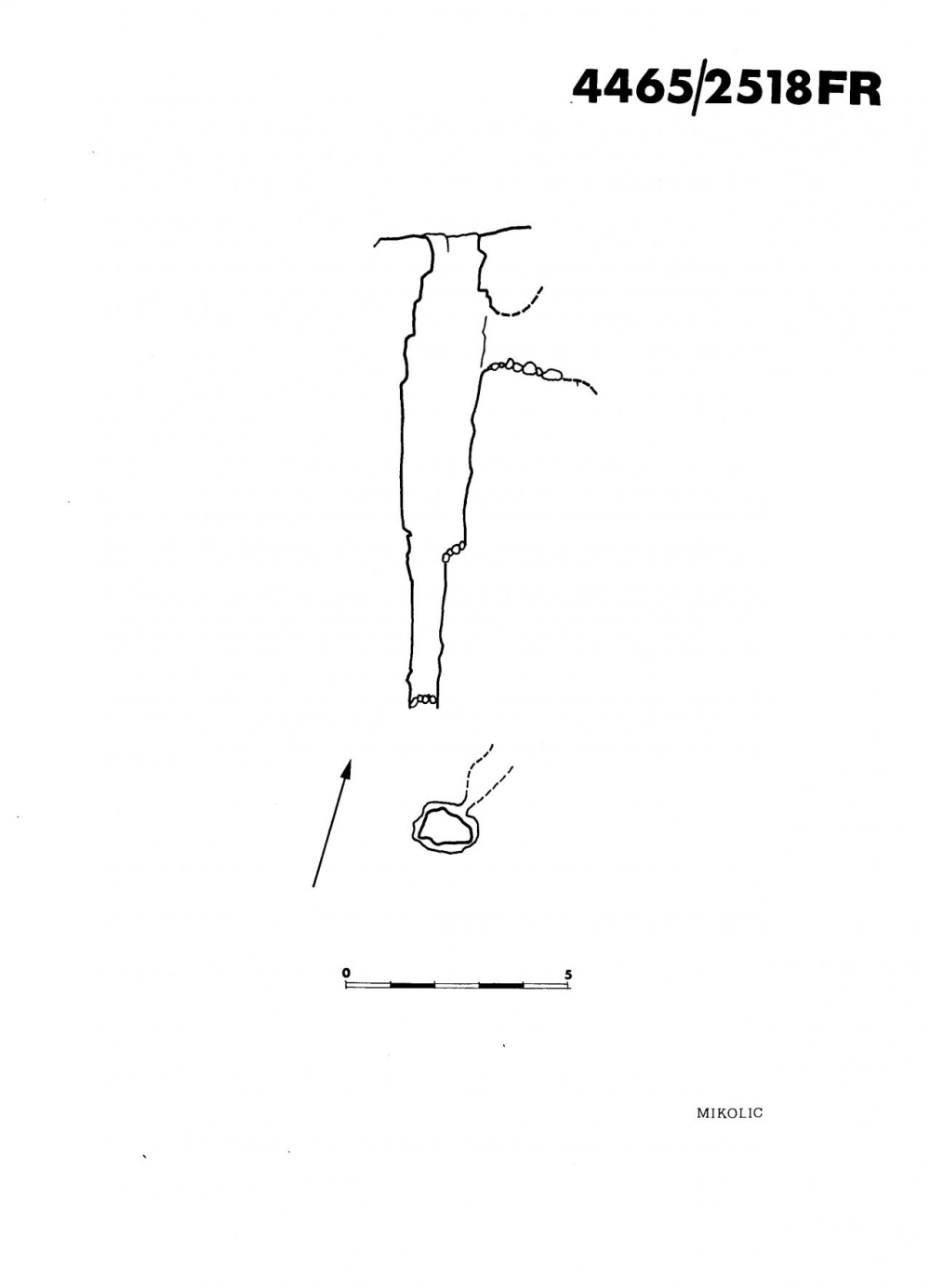 Pozzo 2° a WSW del Monte Poviz