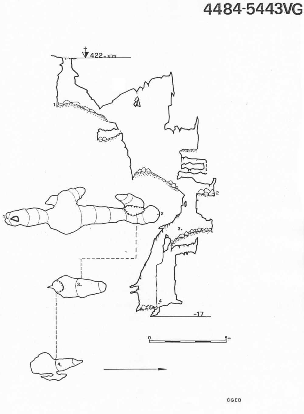 Grotta a S del Col dell'Agnello