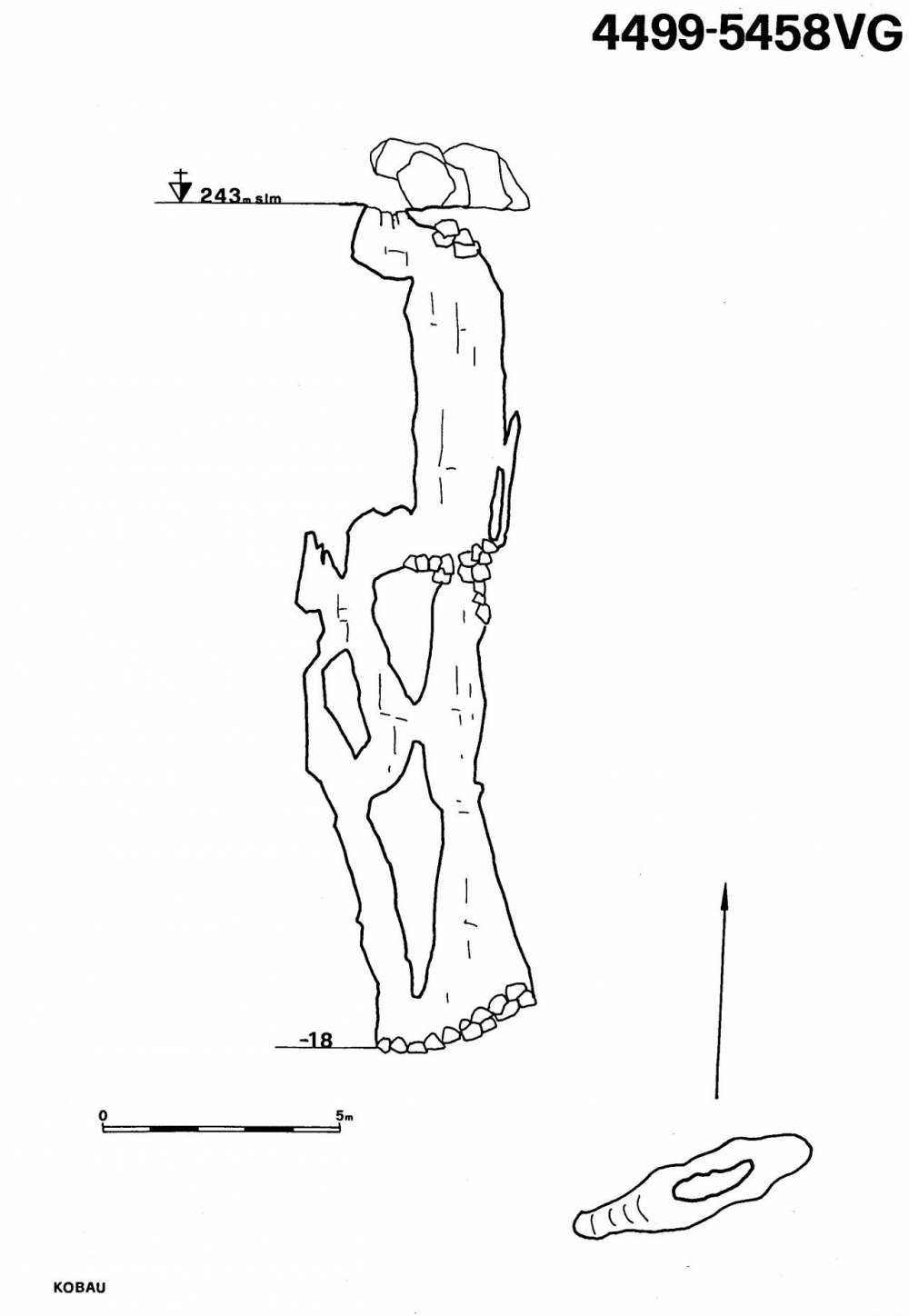 Pozzo a NNW Da Prosecco Stazione