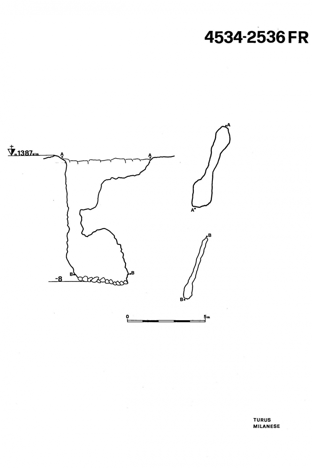 Pozzo 1° a SW del Monte Glava