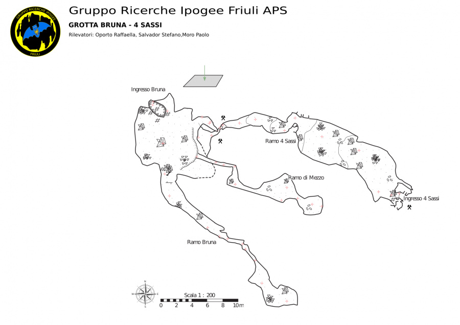 Grotta Bruna - 4 Sassi