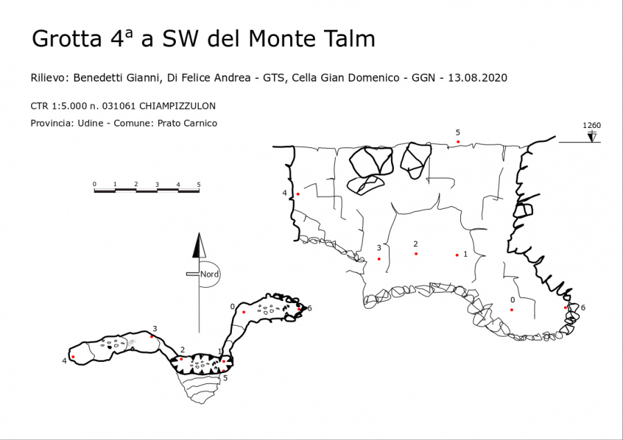 Grotta 4 a SW del Monte Talm