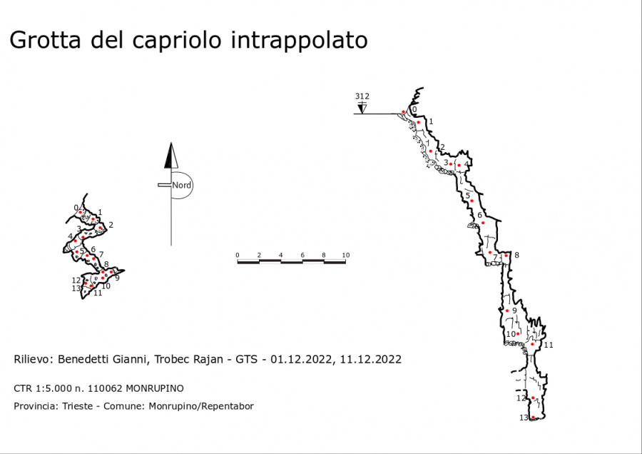 Grotta del capriolo intrappolato