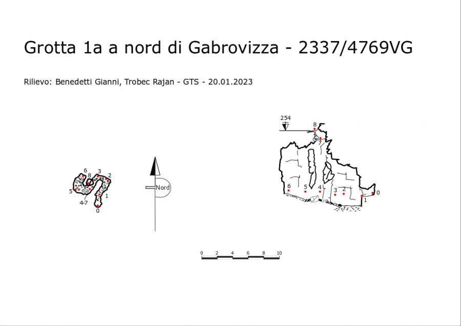 Grotta 1° a N di Gabrovizza