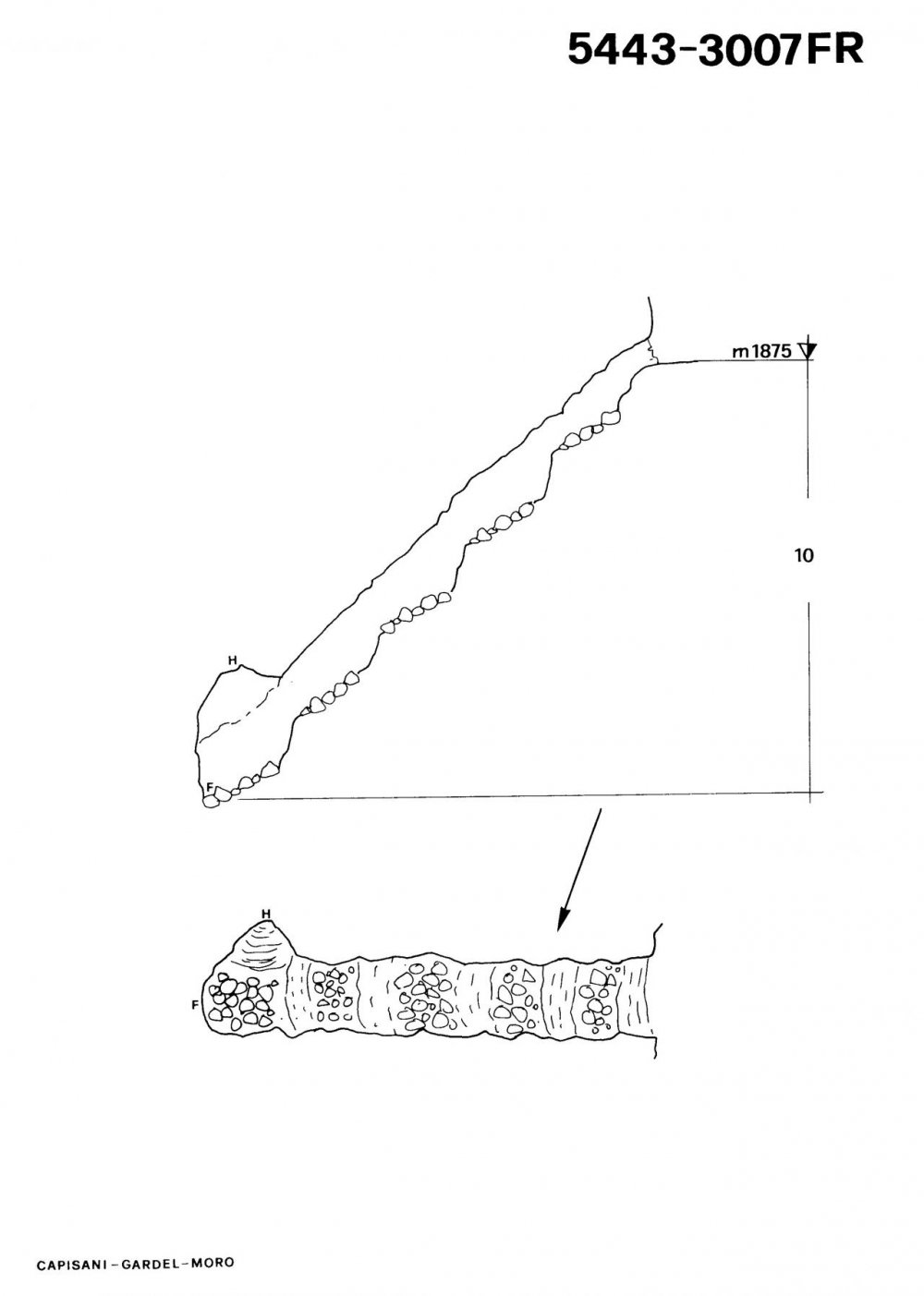 Inghiottitoio 94R4 sul Monte Robon