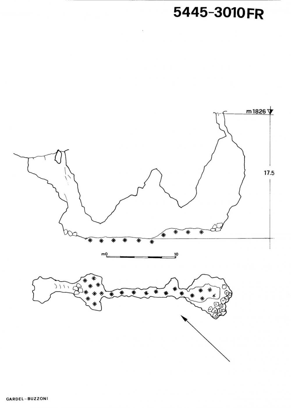 Grotta 94R6 sul Monte Robon