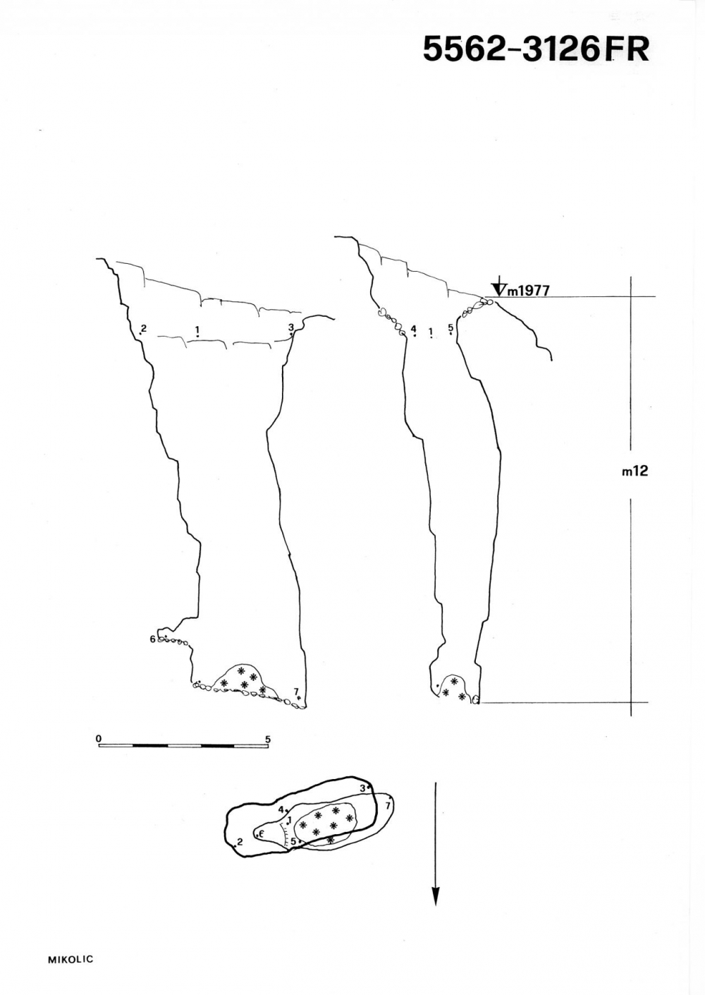 Pozzo sulla Conca a S quota 1972 di Pala Celar