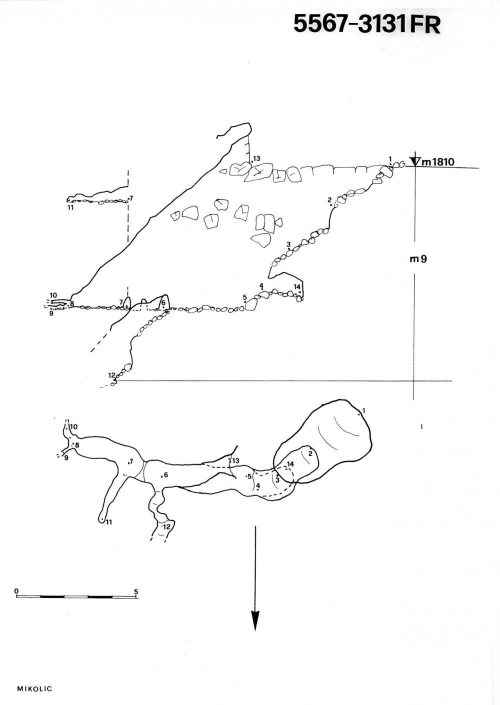 Meandro ad E del Picco di Mezzodì