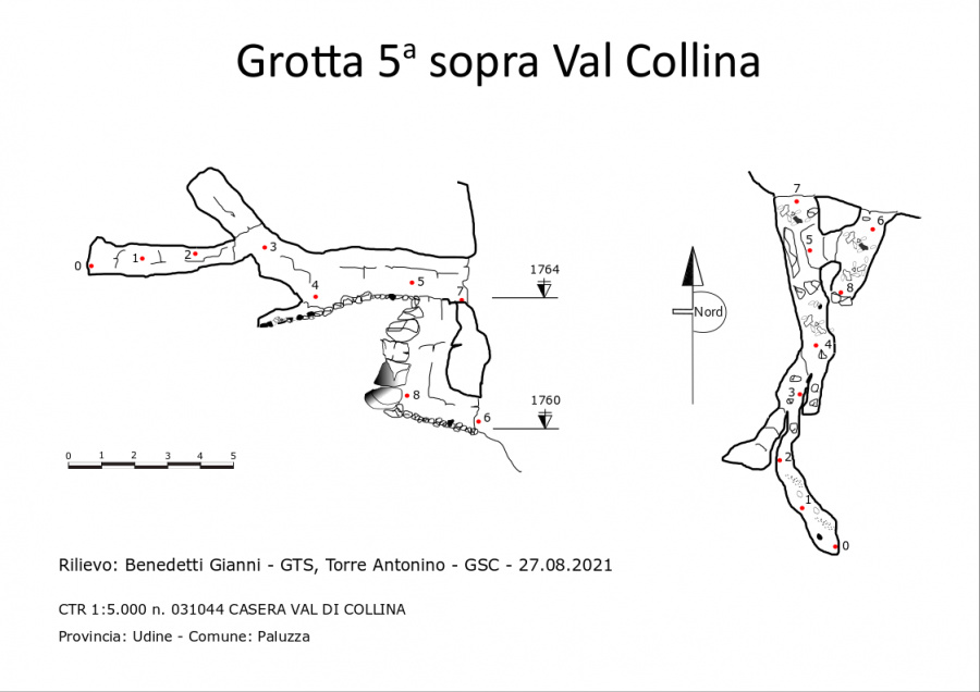 Grotta 5a sopra Val Collina