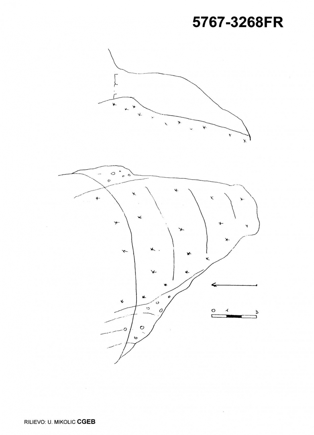 Caverna ad E della Cima del Monte Mangart